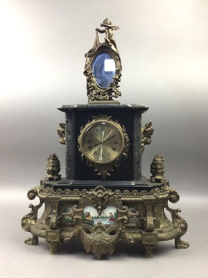 Lot 194 - REPRODUCTION MANTEL CLOCK