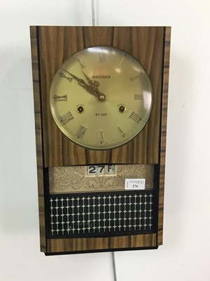 Lot 276 - JAPANESE AIKOSHA WALL CLOCK