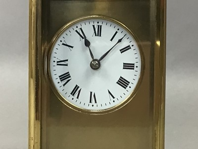 Lot 293 - BRASS CARRIAGE CLOCK