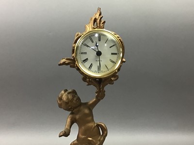 Lot 304 - GILT CLOCK