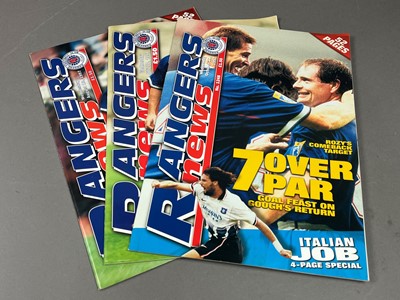 Lot 274 - RANGERS FOOTBALL CLUB, COLLECTION OF PROGRAMMES AND MAGAZINES