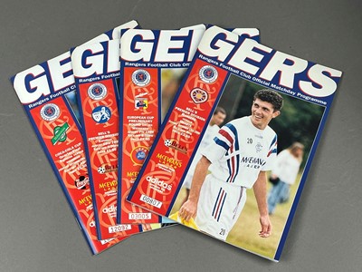 Lot 278 - RANGERS FOOTBALL CLUB, COLLECTION OF PROGRAMMES AND MAGAZINES