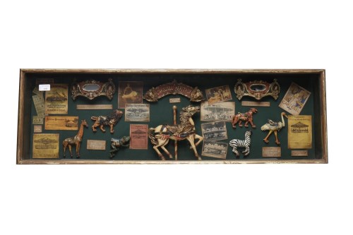 Lot 1331 - 20TH CENTURY 'CAROUSEL HERITAGE' DIORAMA in a...