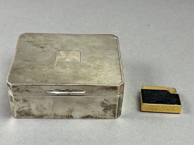 Lot 323 - SILVER CIGARETTE BOX