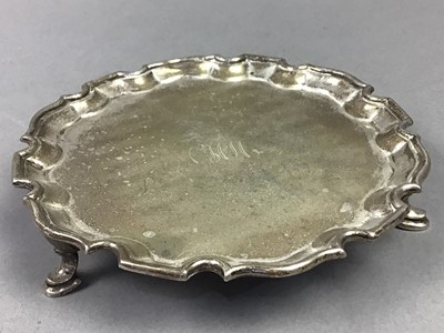 Lot 403 - SILVER CARD TRAY