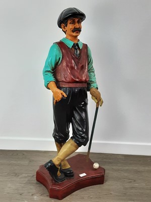 Lot 313 - NOVELTY GOLF FIGURE