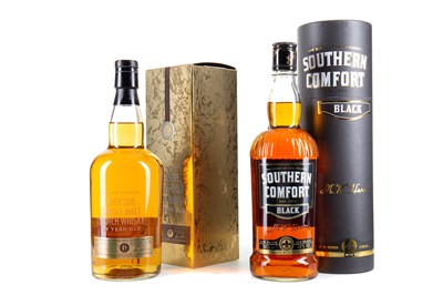 Lot 92 - SPEYSIDE 21 YEAR OLD MARKS & SPENCER AND SOUTHERN COMFORT BLACK