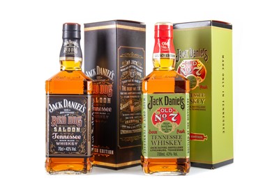 Lot 106 - JACK DANIEL'S OLD NO.7 LEGACY EDITION AND RED DOG SALOON 125TH ANNIVERSARY