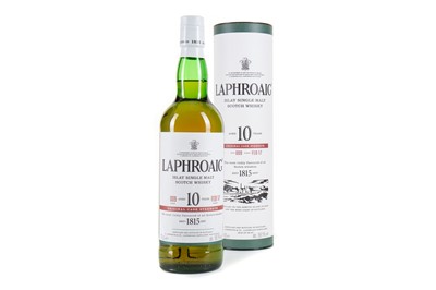 Lot 112 - LAPHROAIG 10 YEAR OLD CASK STRENGTH BATCH #9