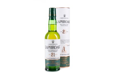 Lot 123 - LAPHROAIG 21 YEAR OLD FRIENDS OF LAPHROAIG