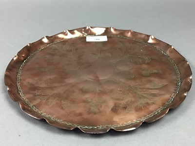 Lot 500 - ARTS & CRAFTS COPPER DISH