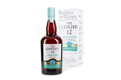 Lot 142 - GLENLIVET 12 YEAR OLD ORIGINAL STORIES LICENSED DRAM