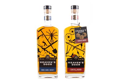 Lot 152 - HEAVEN'S DOOR TENNESSEE BOURBON AND DOUBLE BARREL WHISKEY