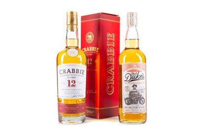 Lot 153 - CRABBIE 12 YEAR OLD SPEYSIDE SINGLE MALT AND UNCLE DUKE'S OLD SIPPIN WHISKY