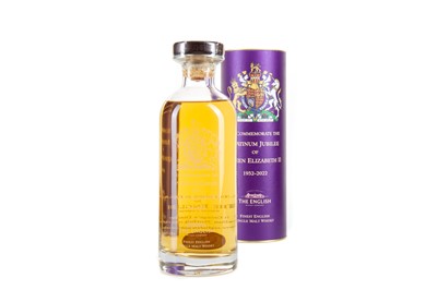 Lot 163 - THE ENGLISH WHISKY CO QUEEN ELIZABETH II PLATINUM JUBILEE EDITION