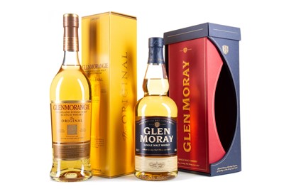 Lot 169 - GLENMORANGIE 10 YEAR OLD AND GLEN MORAY SINGLE MALT