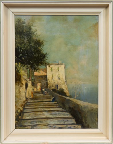 Lot 1302 - CONTINENTAL SCHOOL, ITALIAN STAIRS AND TWO...