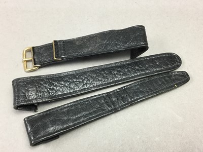 Lot 385 - LOT OF VINTAGE WRIST WATCH STRAPS AND FACES