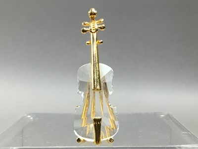 Lot 388 - FOUR SWAROVSKI MINITURE ORNAMENTS