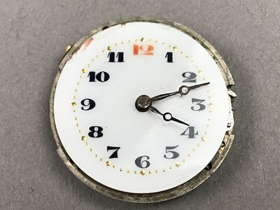 Lot 474 - COLLECTION OF VINTAGE WRIST WATCH FACES AND MOVEMENTS