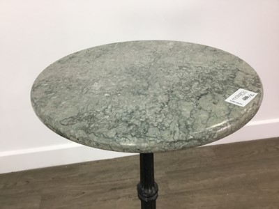 Lot 480 - MARBLE TOP OCCASIONAL TABLE