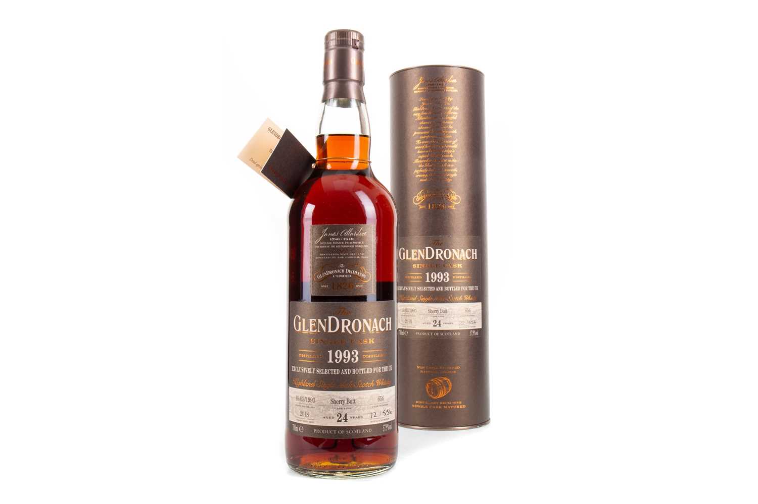 Lot 10 - GLENDRONACH 1993 24 YEAR OLD SINGLE CASK #656 - UK EXCLUSIVE