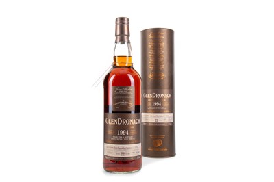 Lot 52 - GLENDRONACH 1994 22 YEAR OLD SINGLE CASK #1376 - UK EXCLUSIVE