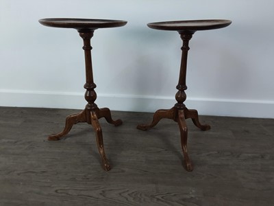 Lot 359 - PAIR OF OAK WINE TABLES