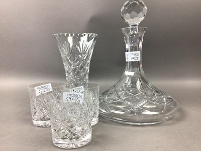Lot 592 - SHIP'S CRYSTAL DECANTER