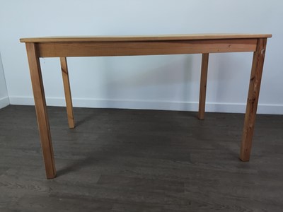 Lot 594 - MODERN PINE KITCHEN TABLE