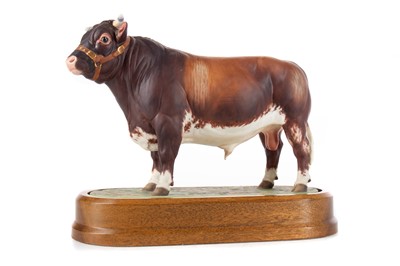 Lot 784 - ROYAL WORCESTER MODEL OF A DAIRY SHORTHORN BULL