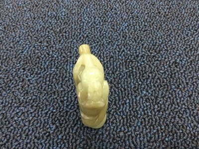 Lot 446 - CHINESE JADE CARVING