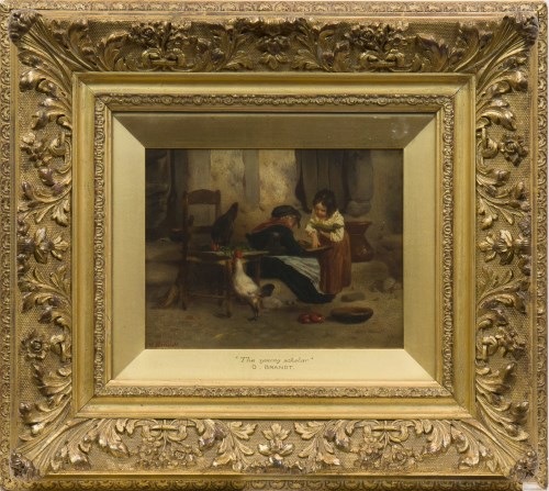 Lot 1341 - OTTO BRANDT (GERMAN 1828-1892), THE YOUNG...