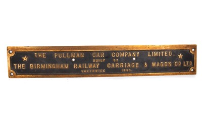 Lot 917 - THE PULLMAN CAR COMPANY LTD SIGN