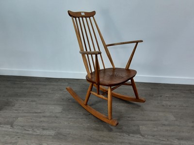 Lot 127 - ERCOL ROCKING CHAIR