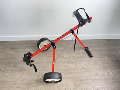 Lot 130 - A HILLBILLY BATTERY POWERED GOLF TROLLEY