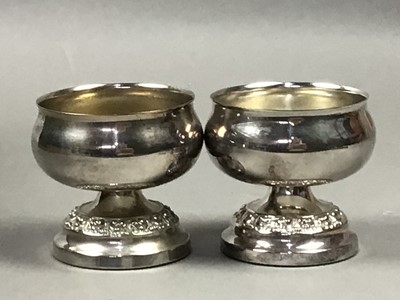 Lot 12 - TWO SILVER PLATED CLARET JUGS