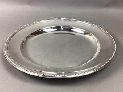 Lot 128 - CHRISTOFLE PLATED CIRCULAR SERVING DISH