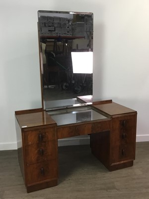 Lot 293A - EARLY 20TH CENTURY WALNUT DRESSING CHEST