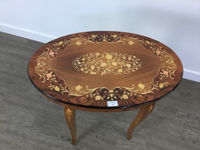 Lot 21 - ITALIAN SORRENTO INLAID TABLE