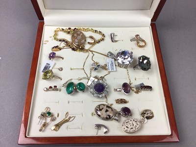 Lot 77 - COLLECTION OF SILVER AND OTHER JEWELLERY