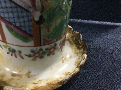Lot 1073 - CHINESE CANTON FAMILLE ROSE VASE