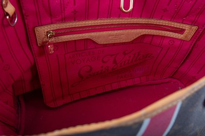 Lot 171 - LOUIS VUITTON, 'NEVERFULL' PERSONALISED TOTE BAG