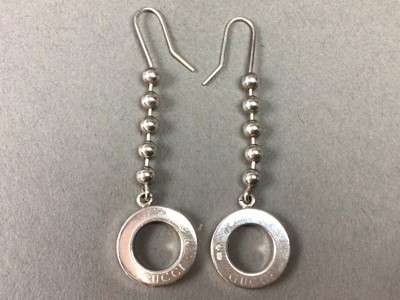 Lot 28 - PAIR OF GUCCI DROP EARRINGS