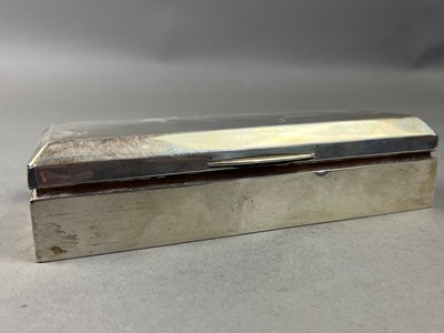 Lot 132 - SILVER CIGARETTE BOX