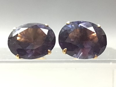 Lot 4 - PAIR OF GEMSTONE EARRINGS