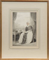 Lot 1383 - HENRY EDRIDGE (ENGLISH 1768 - 1821), A LADY...