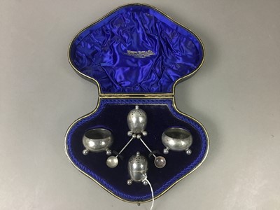 Lot 85 - VARIOUS SILVER CRUETS