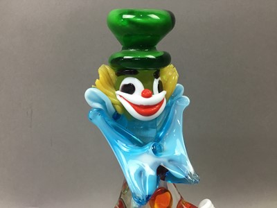 Lot 168 - LOT OF MURANO GLASS CLOWNS