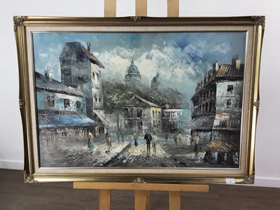 Lot 403 - CONTINENTAL SCHOOL, STREET SCENE